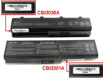 2-Power Laptop Battery p/no CBI3036A and CBI3201A